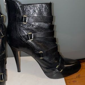 Boutique 9 stunning Booties with cross detail!!